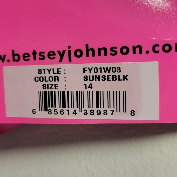 Betsey Johnson Sleeveless Lace Skater Dress Coral Black 14 - Picture 6 of 7